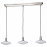 Доставка из Польши TALLBYN lampa wiszaca/3 lampki, niklowano/opalowa biel szklo, 89 cm ИКЕА-50489842, ЕВРОИКЕА Калининград