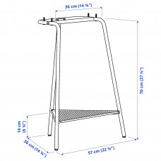 Доставка из Польши ⭐⭐⭐⭐⭐ TILLSLAG koziol, bialy metal,ИКЕА-50497192, Евро Икеа Калининград