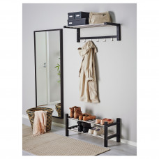 ⭐⭐⭐⭐⭐ TJUSIG Половинаka na Обувь, черный, 79x32x37 cm,IKEA-10152639, Евро Икеа Калининград