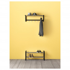 ⭐⭐⭐⭐⭐ TJUSIG Половинаka na Обувь, черный, 79x32x37 cm,IKEA-10152639, Евро Икеа Калининград