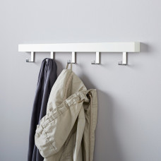 ⭐⭐⭐⭐⭐ TJUSIG Вешалка na дверь/стена, белый, 60 cm,IKEA-70242656, Евро Икеа Калининград