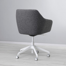 Доставка из Польши ⭐⭐⭐⭐⭐ TOSSBERG / LANGFJALL krzeslo konferencyjne, Gunnared ciemnoszary/bialy,ИКЕА-39513122, Евро Икеа Калининград
