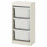 Доставка из Польши TROFAST regal z pojemnikami, bialy/bialy, 46x30x94 cm ИКЕА-79533203, ЕВРОИКЕА Калининград