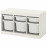 Доставка из Польши TROFAST regal z pojemnikami, bialy/bialy, 99x44x56 cm ИКЕА-69228473, ЕВРОИКЕА Калининград