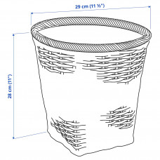 Доставка из Польши ⭐⭐⭐⭐⭐ TRUMMIS kosz na odpady, wykonano recznie rattan,ИКЕА-50500830, Евро Икеа Калининград