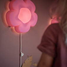 Доставка из Польши ⭐⭐⭐⭐⭐ UPPLYST lampa scienna LED, kwiat liliowy,ИКЕА-00440339, Евро Икеа Калининград