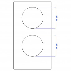 Доставка из Польши ⭐⭐⭐⭐⭐ VALBILDAD plyta indukcyjna, IKEA 300 czarny, 29 cm,ИКЕА-20467592, Евро Икеа Калининград