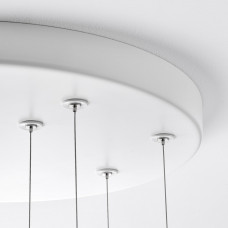 Доставка из Польши ⭐⭐⭐⭐⭐ VARMBLIXT lampa wiszaca LED, bialy szklo matowe, 46 cm,ИКЕА-10531131, Евро Икеа Калининград