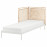 Доставка из Польши VEVELSTAD rama lozka/2 wezglowia, bialy/Tolkning rattan, 90x200 cm ИКЕА-79441802, ЕВРОИКЕА Калининград