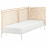 Доставка из Польши VEVELSTAD rama lozka z 3 wezglowiami, bialy/Tolkning rattan, 90x200 cm ИКЕА-99441820, ЕВРОИКЕА Калининград