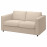 Доставка из Польши VIMLE sofa 2-osobowa, Hallarp bezowy ИКЕА-99399005, ЕВРОИКЕА Калининград