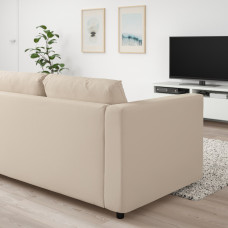 Доставка из Польши ⭐⭐⭐⭐⭐ VIMLE sofa 2-osobowa, Hallarp bezowy,ИКЕА-99399005, Евро Икеа Калининград