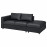 Доставка из Польши VIMLE sofa 3-osobowa, z otwartym koncem/Grann/Bomstad czarny ИКЕА-29306665, ЕВРОИКЕА Калининград