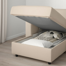 Доставка из Польши ⭐⭐⭐⭐⭐ VIMLE 3-os sofa rozkladana z szezlongiem, Hallarp bezowy,ИКЕА-49537066, Евро Икеа Калининград