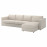 Доставка из Польши VIMLE sofa 4-osobowa z szezlongiem, Gunnared bezowy ИКЕА-89399483, ЕВРОИКЕА Калининград