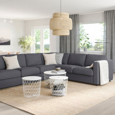 Доставка из Польши ⭐⭐⭐⭐⭐ VIMLE sofa narozna 5-osobowa, Gunnared srednioszary,ИКЕА-59399578, Евро Икеа Калининград