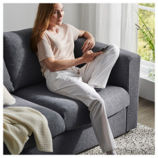 Доставка из Польши ⭐⭐⭐⭐⭐ VIMLE sofa narozna 5-osobowa, Gunnared srednioszary,ИКЕА-59399578, Евро Икеа Калининград