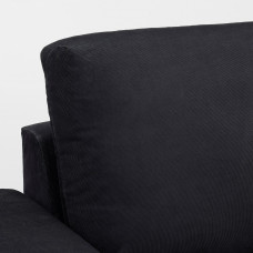 Доставка из Польши ⭐⭐⭐⭐⭐ VIMLE narozna sofa 5o z szezl, z szerokimi podlokietnikami/Saxemara czarnoniebieski,ИКЕА-99401824, Евро Икеа Калининград