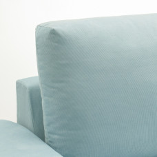 Доставка из Польши ⭐⭐⭐⭐⭐ VIMLE narozna sofa 5o z szezl, z szerokimi podlokietnikami/Saxemara jasnoniebieski,ИКЕА-29401827, Евро Икеа Калининград
