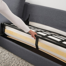 Доставка из Польши ⭐⭐⭐⭐⭐ VIMLE Narozna sofa rozkl. 5o z szezl, Z szerokimi podlokietnikami/Gunnared srednioszary,ИКЕА-69419019, Евро Икеа Калининград