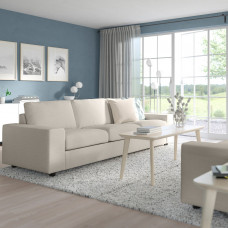 Доставка из Польши ⭐⭐⭐⭐⭐ VIMLE Rozkladana sofa 3-osobowa, Z szerokimi podlokietnikami/Gunnared bezowy,ИКЕА-49419058, Евро Икеа Калининград