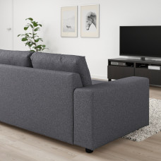Доставка из Польши ⭐⭐⭐⭐⭐ VIMLE Rozkladana sofa 3-osobowa, Z szerokimi podlokietnikami/Gunnared srednioszary,ИКЕА-29419059, Евро Икеа Калининград