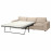 Доставка из Польши VIMLE Rozkladana sofa 3-osobowa, Z szerokimi podlokietnikami/Hallarp bezowy ИКЕА-09419060, ЕВРОИКЕА Калининград