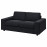 Доставка из Польши VIMLE sofa 2-osobowa, z szerokimi podlokietnikami/Saxemara czarnoniebieski ИКЕА-39400554, ЕВРОИКЕА Калининград