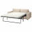 Доставка из Польши VIMLE Sofa 2-osobowa rozkladana, Z szerokimi podlokietnikami/Hallarp bezowy ИКЕА-49419039, ЕВРОИКЕА Калининград