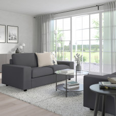 Доставка из Польши ⭐⭐⭐⭐⭐ VIMLE Sofa 2-osobowa rozkladana, Z szerokimi podlokietnikami/Hallarp szary,ИКЕА-29419040, Евро Икеа Калининград