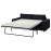 Доставка из Польши VIMLE Sofa 2-osobowa rozkladana, Z szerokimi podlokietnikami/Saxemara czarnoniebieski ИКЕА-09419041, ЕВРОИКЕА Калининград