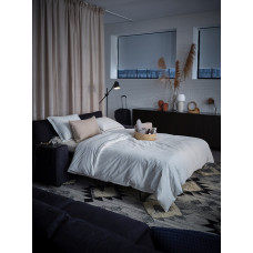 Доставка из Польши ⭐⭐⭐⭐⭐ VIMLE Sofa 2-osobowa rozkladana, Z szerokimi podlokietnikami/Saxemara czarnoniebieski,ИКЕА-09419041, Евро Икеа Калининград