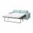 Доставка из Польши VIMLE Sofa 2-osobowa rozkladana, Z szerokimi podlokietnikami/Saxemara jasnoniebieski ИКЕА-89419042, ЕВРОИКЕА Калининград