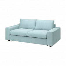 Доставка из Польши ⭐⭐⭐⭐⭐ VIMLE Sofa 2-osobowa rozkladana, Z szerokimi podlokietnikami/Saxemara jasnoniebieski,ИКЕА-89419042, Евро Икеа Калининград