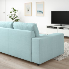 Доставка из Польши ⭐⭐⭐⭐⭐ VIMLE Sofa 2-osobowa rozkladana, Z szerokimi podlokietnikami/Saxemara jasnoniebieski,ИКЕА-89419042, Евро Икеа Калининград