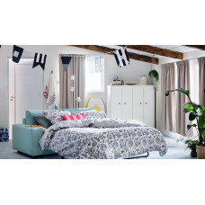 Доставка из Польши ⭐⭐⭐⭐⭐ VIMLE Sofa 2-osobowa rozkladana, Z szerokimi podlokietnikami/Saxemara jasnoniebieski,ИКЕА-89419042, Евро Икеа Калининград