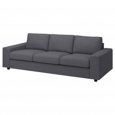 Доставка из Польши VIMLE sofa 3-osobowa, z szerokimi podlokietnikami/Gunnared srednioszary ИКЕА-19401333, ЕВРОИКЕА Калининград