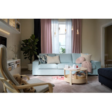Доставка из Польши ⭐⭐⭐⭐⭐ VIMLE sofa 3-osobowa, z szerokimi podlokietnikami/Saxemara jasnoniebieski,ИКЕА-79401467, Евро Икеа Калининград