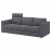 Доставка из Польши VIMLE sofa 3-osobowa, z zaglowkiem/Gunnared srednioszary ИКЕА-09399024, ЕВРОИКЕА Калининград