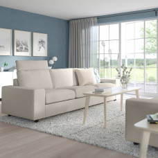 Доставка из Польши ⭐⭐⭐⭐⭐ VIMLE sofa 3-osobowa, z zaglowkiem z szerokimi podlokietnikami/Gunnared bezowy,ИКЕА-79401330, Евро Икеа Калининград