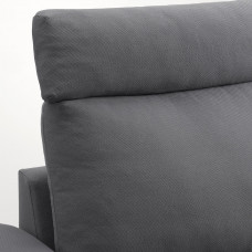 Доставка из Польши ⭐⭐⭐⭐⭐ VIMLE sofa 3-osobowa, z zaglowkiem z szerokimi podlokietnikami/Hallarp szary,ИКЕА-79401429, Евро Икеа Калининград