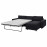 Доставка из Польши VIMLE Sofa 3-osobowa z szezlongiem, Z szerokimi podlokietnikami/Saxemara czarnoniebieski ИКЕА-79419052, ЕВРОИКЕА Калининград
