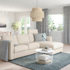 Доставка из Польши ⭐⭐⭐⭐⭐ VIMLE sofa 3-osobowa z szezlongiem, z zaglowkiem/Gunnared bezowy,ИКЕА-29399103, Евро Икеа Калининград