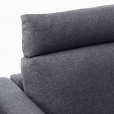 Доставка из Польши ⭐⭐⭐⭐⭐ VIMLE sofa 3-osobowa z szezlongiem, z zaglowkiem/Gunnared srednioszary,ИКЕА-59399106, Евро Икеа Калининград