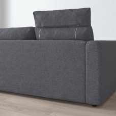 Доставка из Польши ⭐⭐⭐⭐⭐ VIMLE sofa 3-osobowa z szezlongiem, z zaglowkiem/Gunnared srednioszary,ИКЕА-59399106, Евро Икеа Калининград