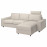 Доставка из Польши VIMLE sofa 3-osobowa z szezlongiem, z zaglowkiem z szerokimi podlokietnikami/Gunnared bezowy ИКЕА-69401302, ЕВРОИКЕА Калининград