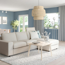 Доставка из Польши ⭐⭐⭐⭐⭐ VIMLE sofa 3-osobowa z szezlongiem, z zaglowkiem z szerokimi podlokietnikami/Gunnared bezowy,ИКЕА-69401302, Евро Икеа Калининград