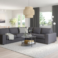 Доставка из Польши ⭐⭐⭐⭐⭐ VIMLE sofa narozna 4-osobowa, z szerokimi podlokietnikami/Gunnared srednioszary,ИКЕА-99401796, Евро Икеа Калининград