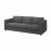 Доставка из Польши VIMLE sofa 3-osobowa, Hallarp szary ИКЕА-29399042, ЕВРОИКЕА Калининград