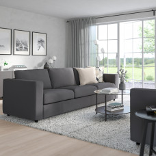 Доставка из Польши ⭐⭐⭐⭐⭐ VIMLE sofa 3-osobowa, Hallarp szary,ИКЕА-29399042, Евро Икеа Калининград